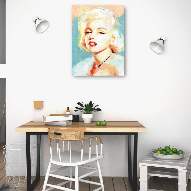 Norma Jeane By Studio Arts Canvas Art Print