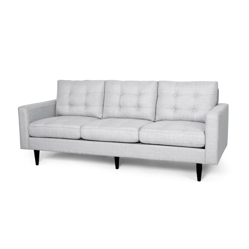 Adderbury Contemporary 3-seat Tufted Fabric Sofa by Christopher Knight Home
