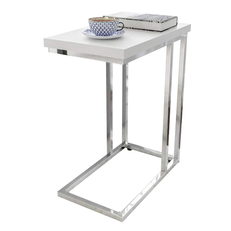 Lavish Home Laminated Board Top C Side Table