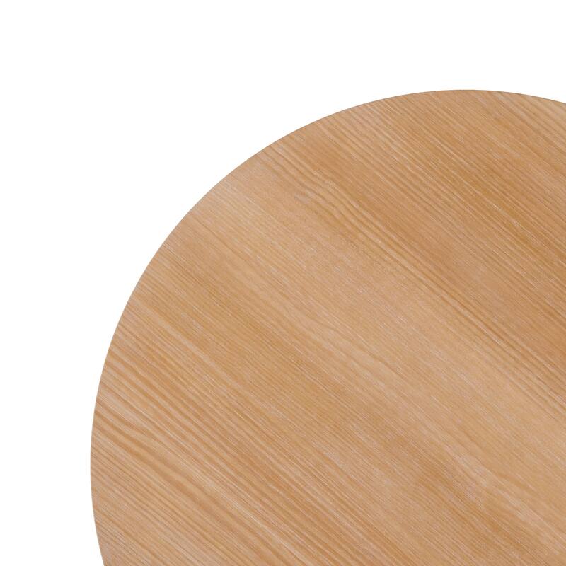Middlebrook Designs 48 inch Round Solid Wood Pedestal Dining Table