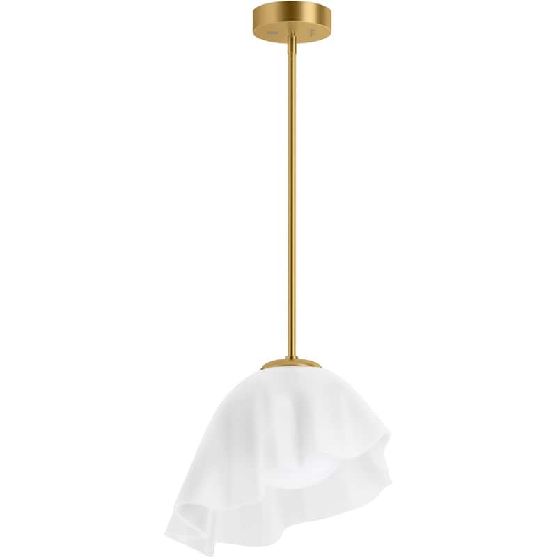Kohler Lighting 32695-PELED Landshapes 15" Wide LED Abstract Pendant