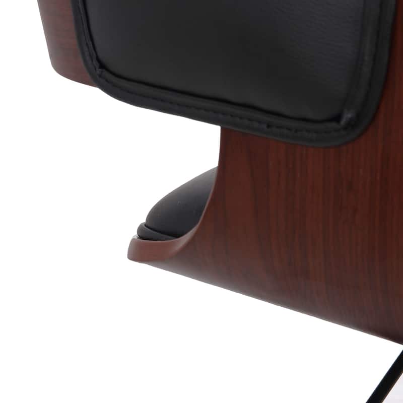Porthos Home Deluxe Faux Leather Mid-Century Office Chair