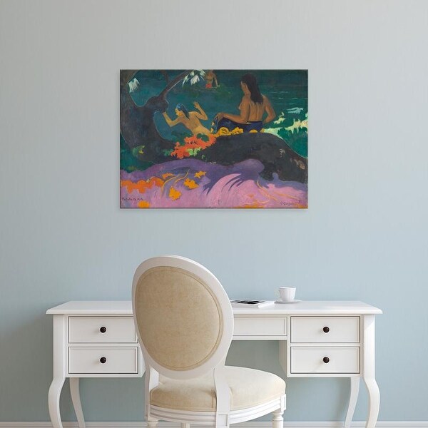 Easy Art Prints 's 'By the sea, 1892' Premium Canvas Art