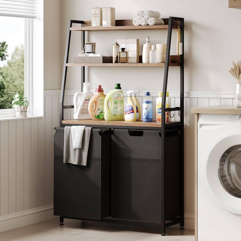 Laundry Sorter 112L/142L/170L Laundry Hamper Organizer Laundry Basket with Removable Bags