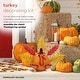 preview thumbnail 5 of 10, Alpine Corporation Thanksgiving Create-Your-Own Pumpkin Turkey Festive Decorating Activity Kit