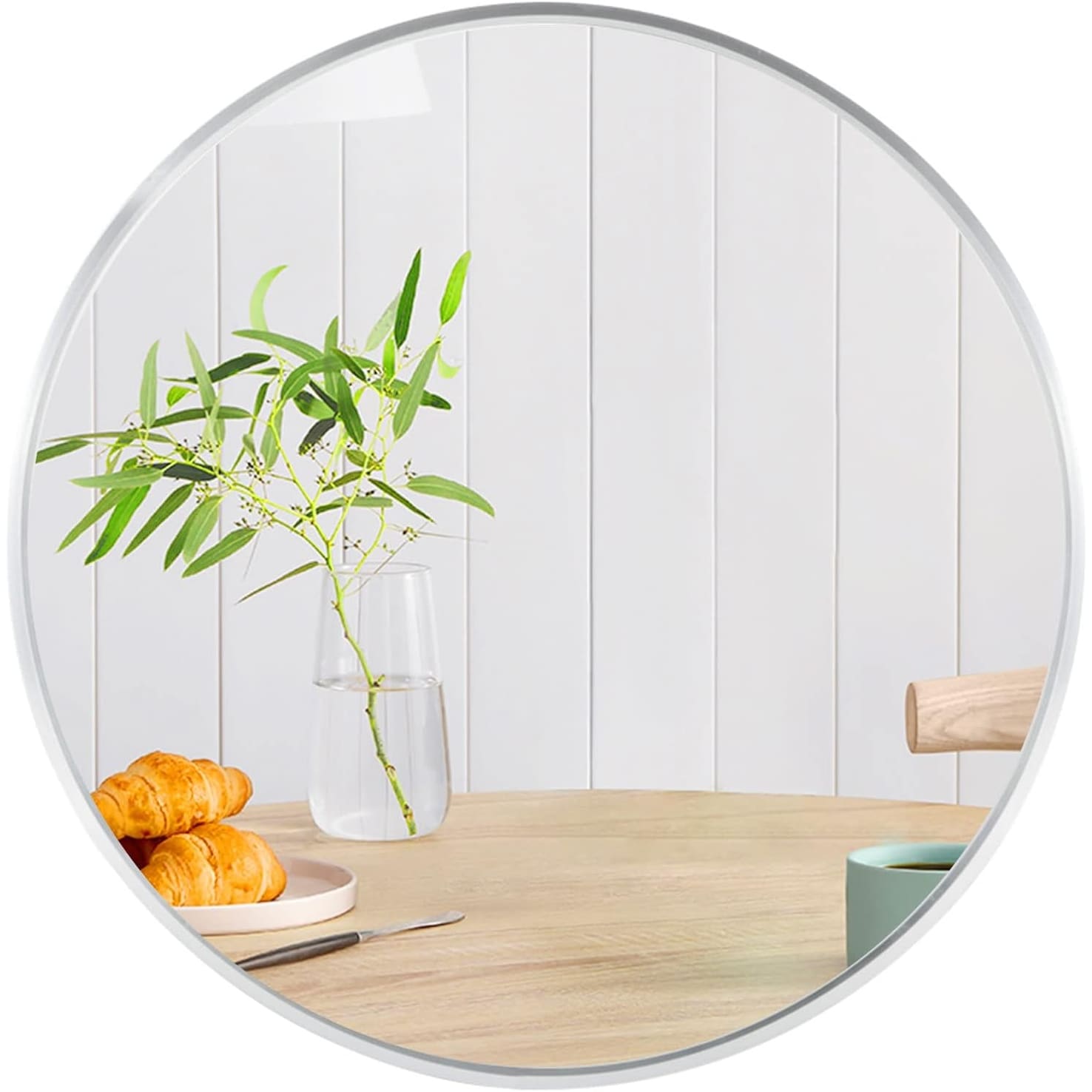 32 IN Metal Round Mirror for Living Room