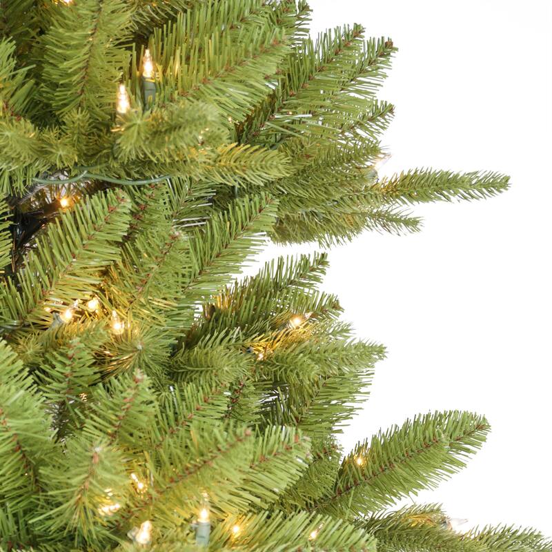 7.5' Pre-lit Yellow/Green PE/PVC Index Tree