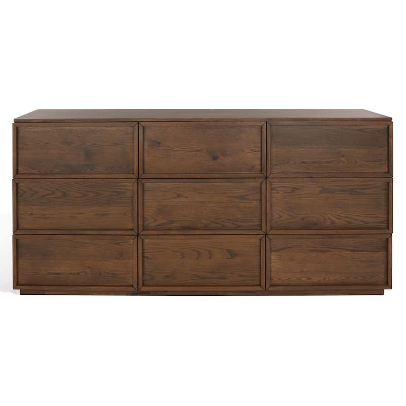 SAFAVIEH Couture Heimtraud 9-Drawer Dresser - Medium Oak