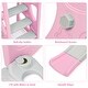 preview thumbnail 16 of 21, Costway 4-in-1 Toddler Climber and Swing Set w/ Basketball Hoop & Ball