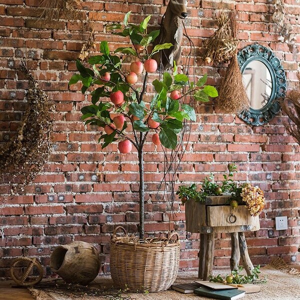 RusticReach Artificial Classic Apple Tree 59" Tall