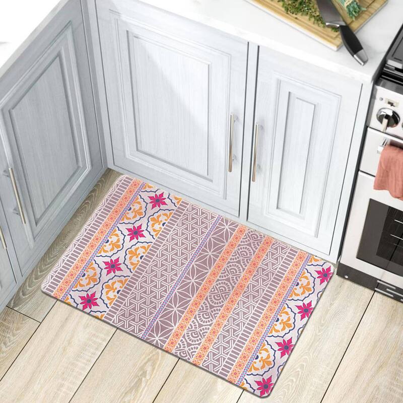 World Rug Gallery Boho Shade Anti-Fatigue Standing Mat