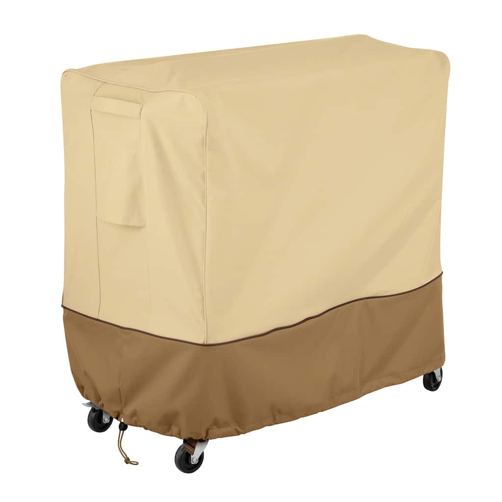 Classic Accessories Veranda Water-Resistant 80 Quart Patio Rolling Deck Cooler Cover