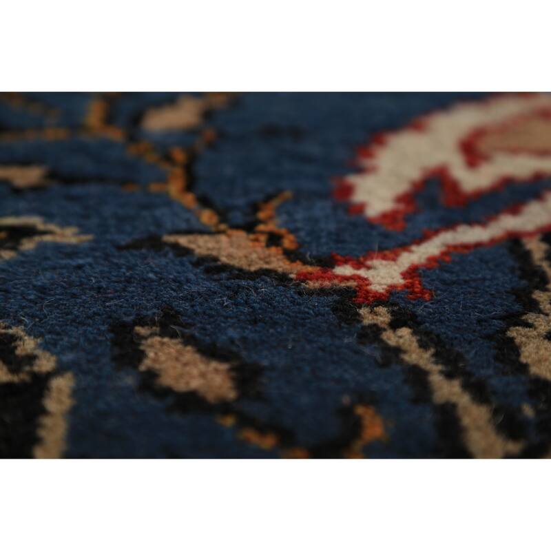 Blue Ziegler Indian Foyer Rug Hand-Knotted Wool Carpet - 2'6"x 5'9"