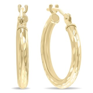 Jewel Tie Solid 14K Three 3 Color Gold Diamond-Cut Satin 1.5mm Hoop Earrings 35mm Diameter Jewel Tie Solid 14K Three 3 Color Gold Diamond-Cut Satin 1.5mm Hoop Earrings 35mm Diameter