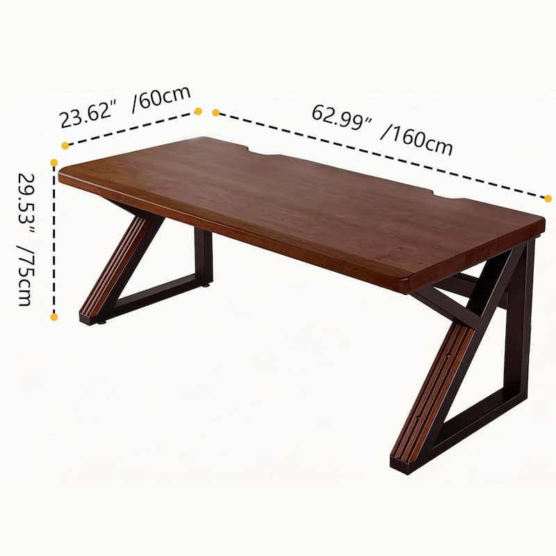 Folding Desk Small Foldable Desk for Small Space, 31.5 Inches Writing Computer Desk in Study, Home Foldable Desk for Bedroom