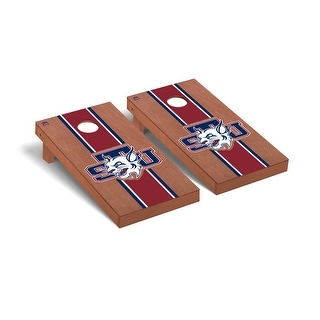 St. Thomas Bobcats Rosewood Cornhole Board Set