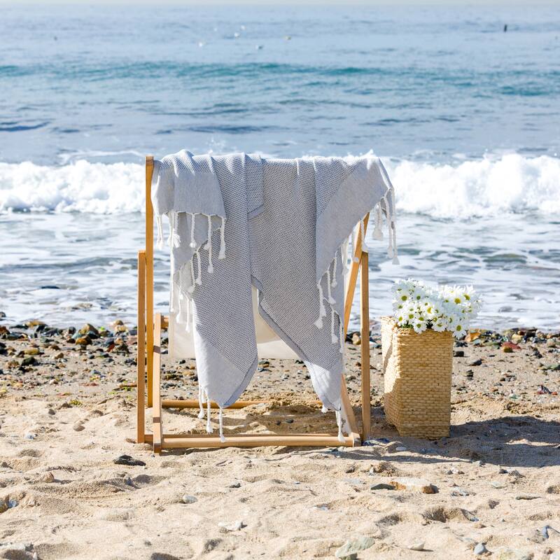 Authentic Hotel and Spa 100% Turkish Cotton Fun in Paradise Pestemal Beach Towel