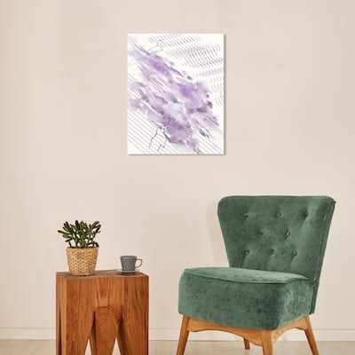 Wynwood Studio Canvas Astronomy and Space Constellation in Order Purple Modern & Contemporary Wall Art Canvas Print
