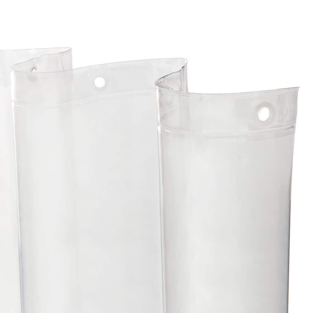 Kenney Microban Protected Lightweight PEVA Shower Liner, 70" W x 72" H, 2-Pack