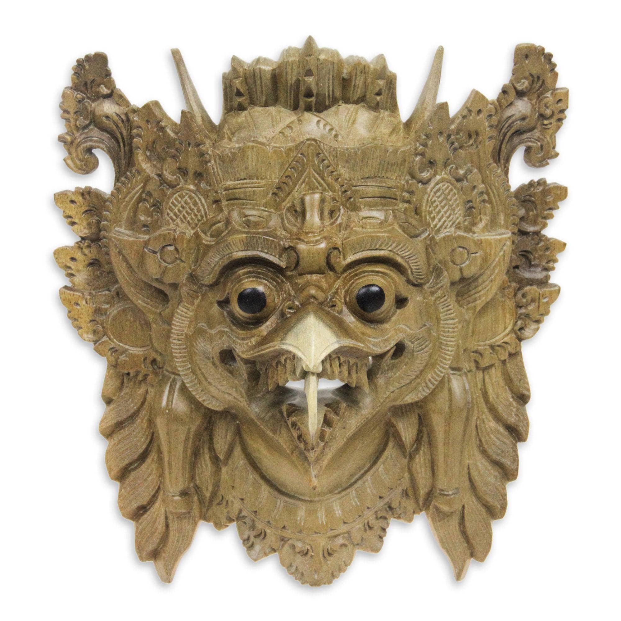 NOVICA Handmade Garuda the Eagle Wood Mask (Indonesia)