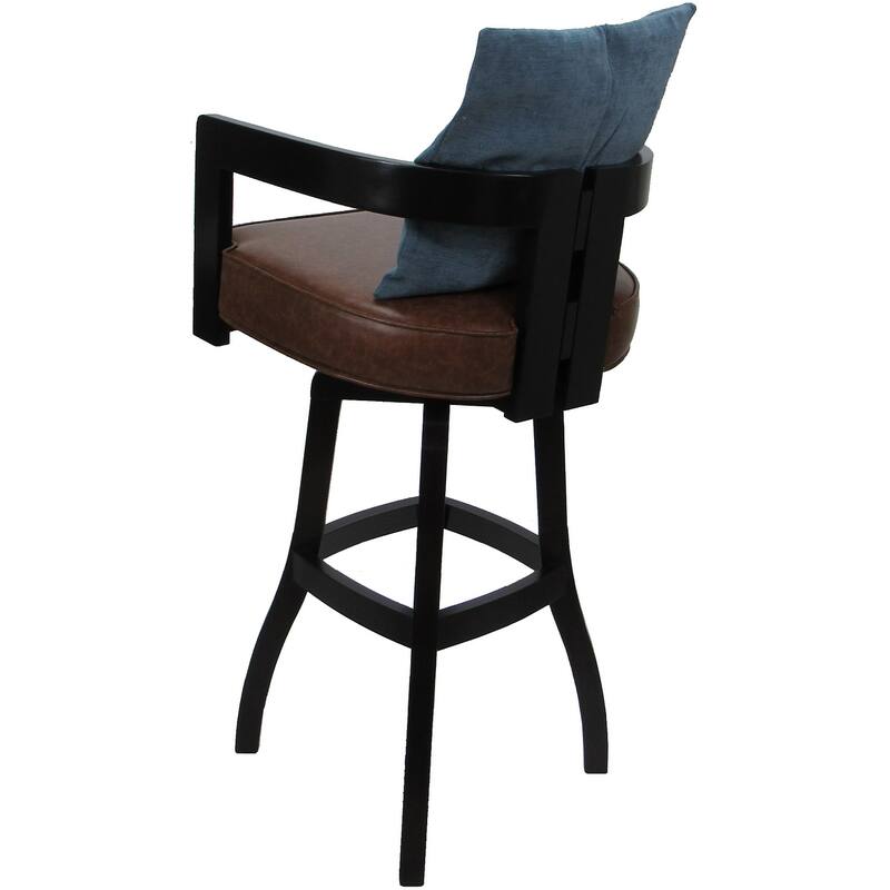 Swivel Wood Counter Bar or Extra Tall Stool - Kadir on S-Base - N/A