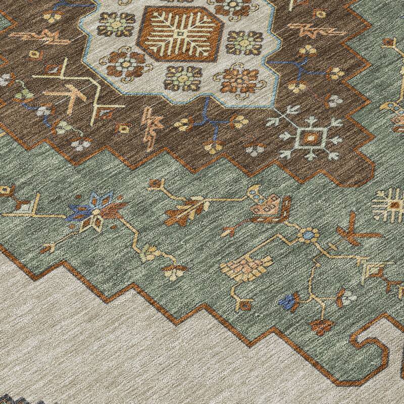 Machine Washable Indoor/ Outdoor Global Marrakesh Chantille Rug