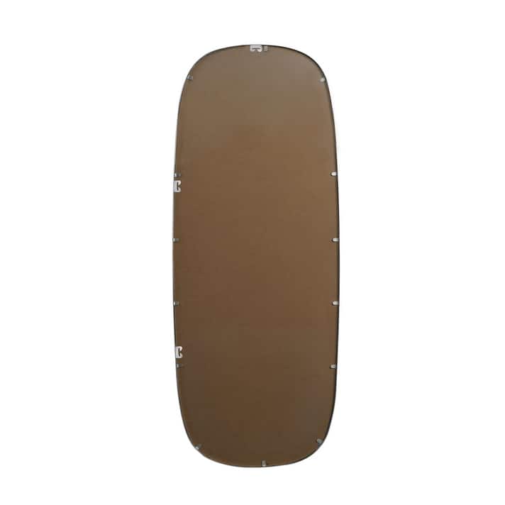 Indigo Home Metal Frame Oval Mirror 24x60 Inch