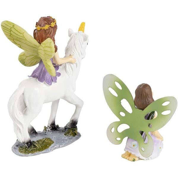 Shop 6 Unicorn Fairy Garden Kit Miniature Tree House Figurines