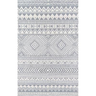 Momeni Mallorca Tribal Hand-hooked Wool Area Rug
