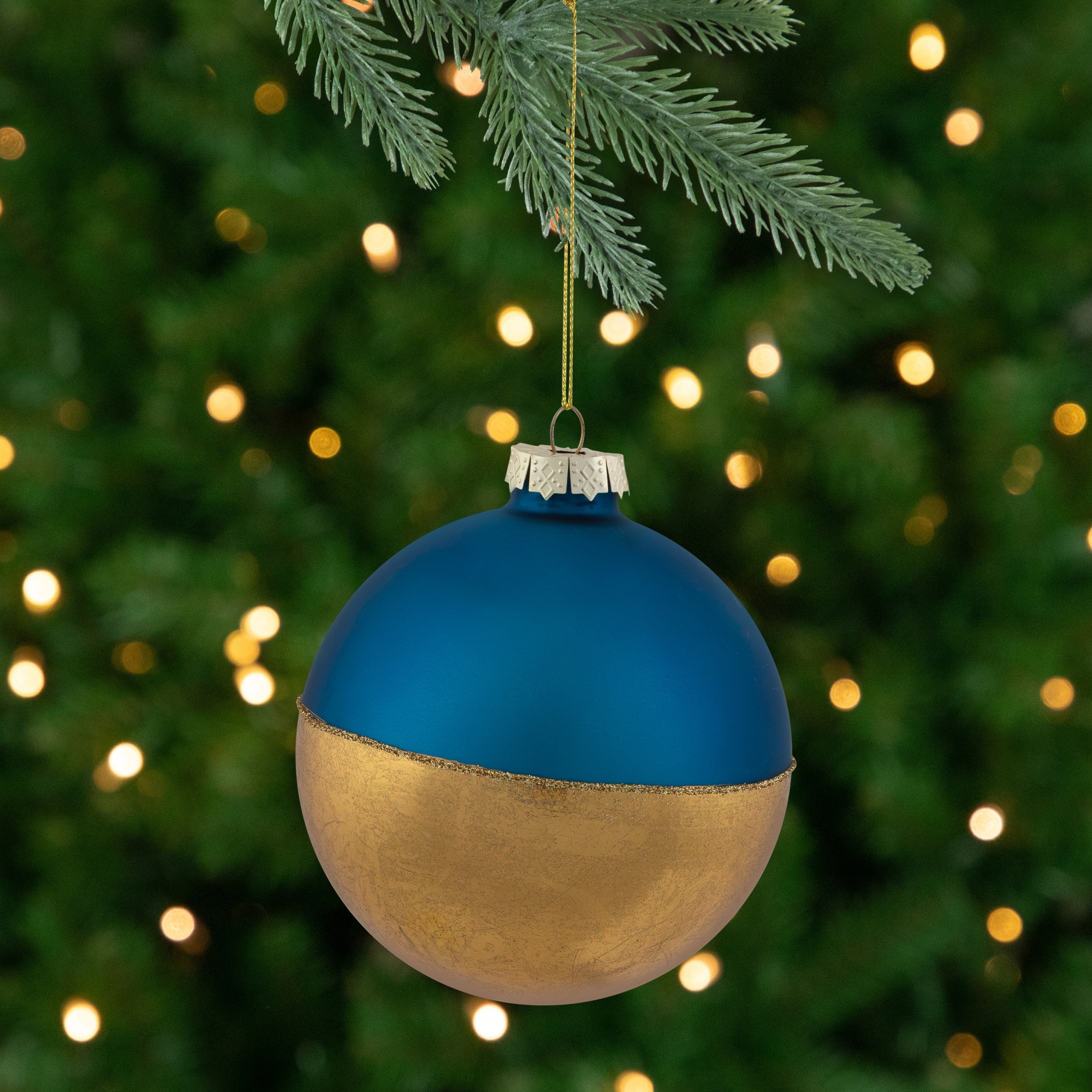 3.5" Glass Ball Christmas Ornament