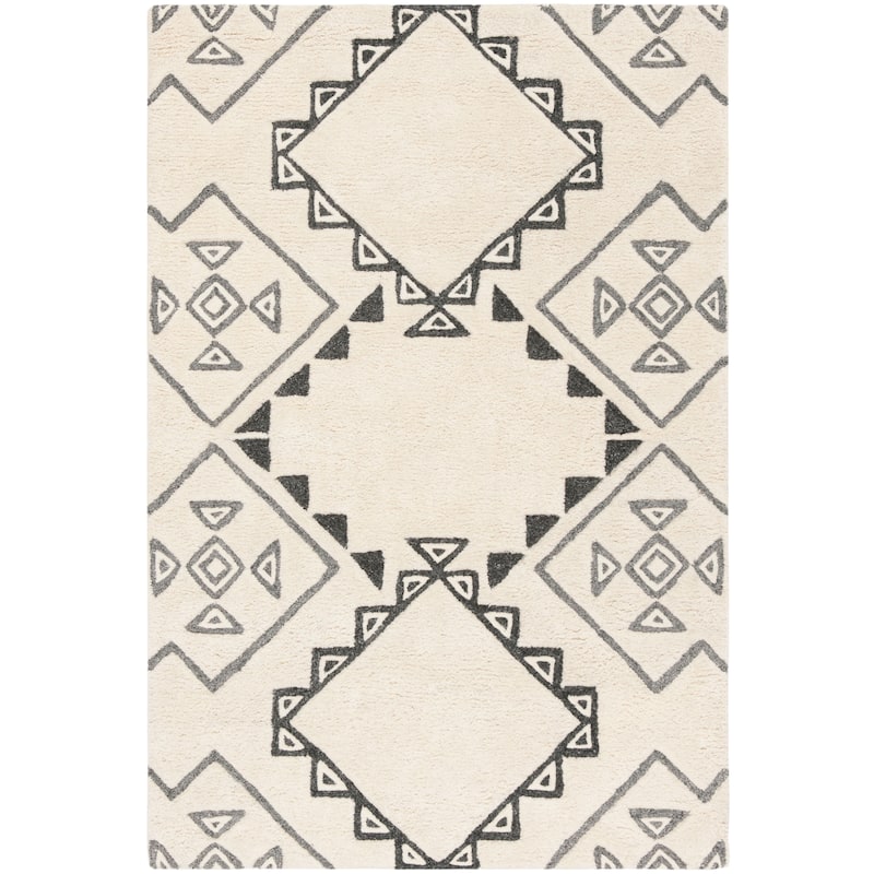 SAFAVIEH Handmade Casablanca Shag Radhika Tribal Wool Rug