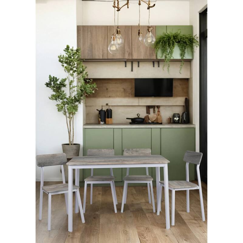 Modem 5 piece dining table set