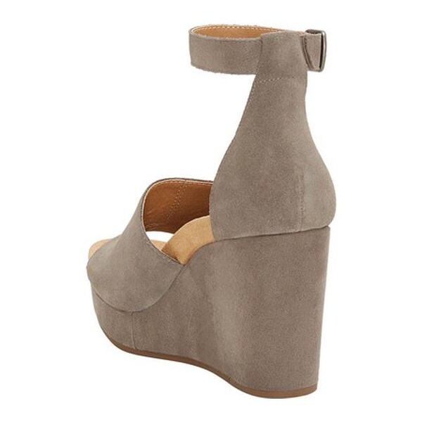 Lucky brand top yemisa suede wedges