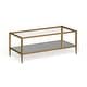 preview thumbnail 30 of 33, Hera 45'' Wide Rectangular Coffee Table with Mirror Shelf