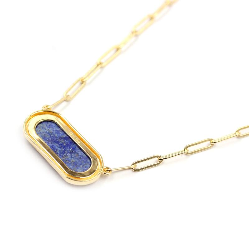 925 Sterling Silver Lapis Lazuli Necklace