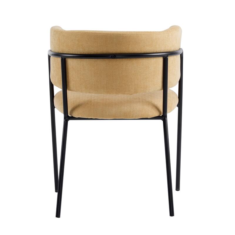 Nest Upholstered Arm Dining Chair by Christopher Knight Home