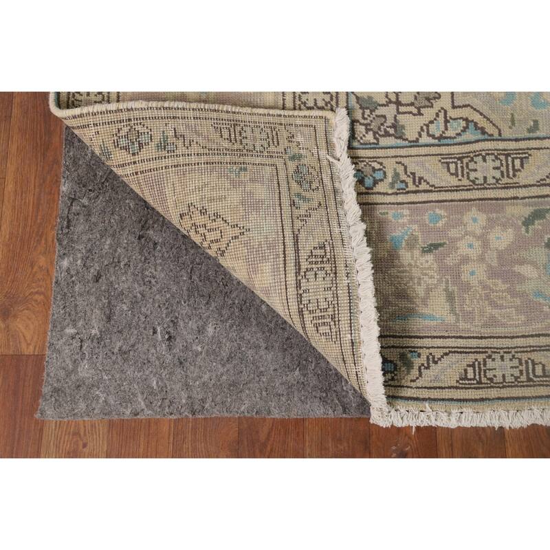 Tabriz Vintage Persian Area Rug Handmade Traditional Wool Carpet - 8'3" x 11'2"