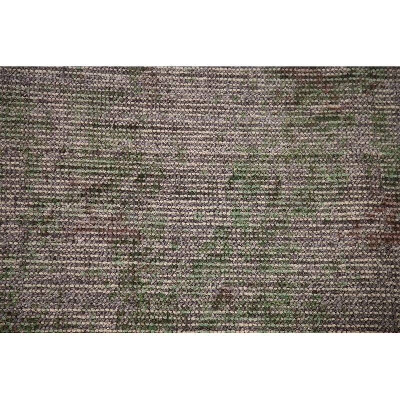 Multi-Color Modern Abstract Area Rug Handmade Wool Carpet - 8'0"x 10'0"