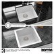 preview thumbnail 38 of 51, Karran Undermount Quartz Bar Single Bowl Sink