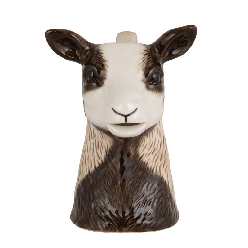 Stoneware Goat Shaped Pitcher - 6.5"L x 4.88"W x 6.88"H