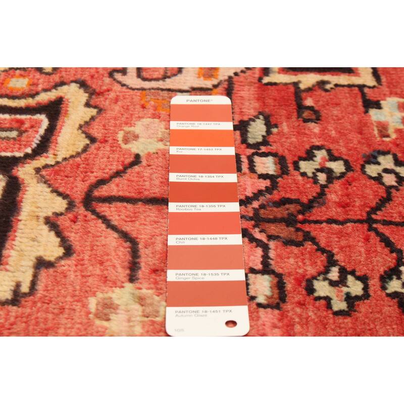 ECARPETGALLERY Hand-knotted Andelz Copper Wool Rug - 4'5 x 6'11