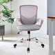 preview thumbnail 8 of 12, Home Office Chair Mid-back Lumbar Support Swivel Computer Mesh Chair