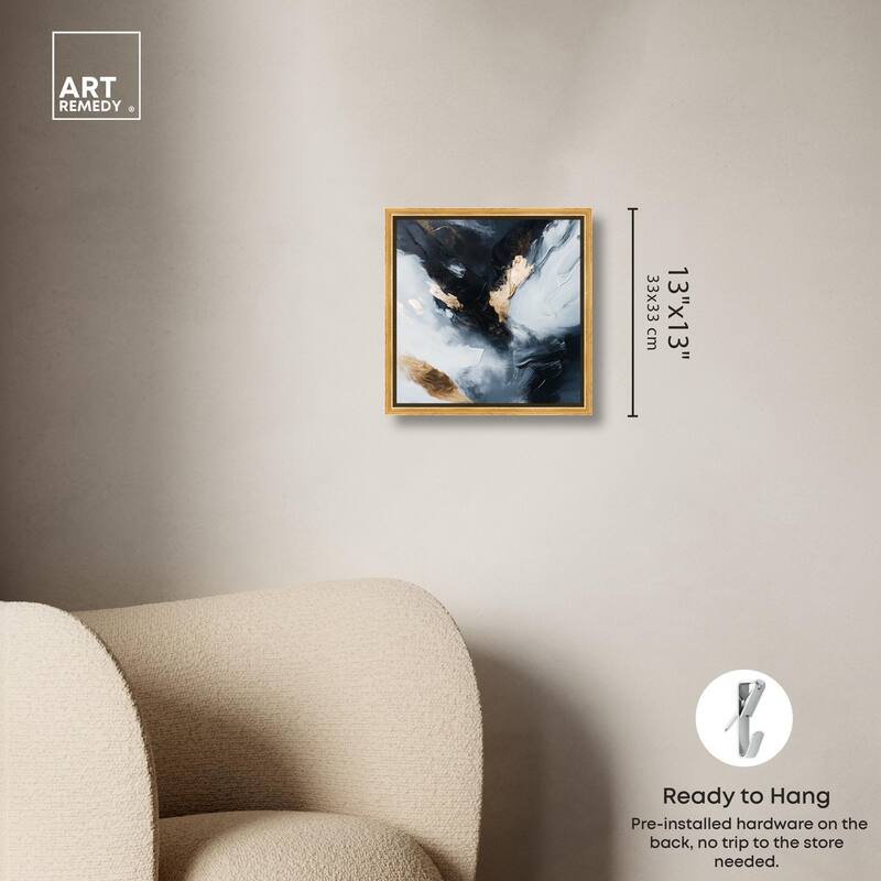 Golden Spark II Canvas by Art Remedy