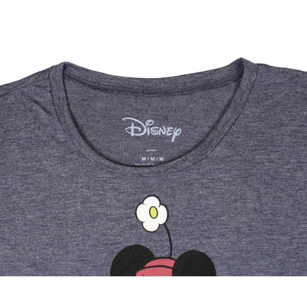 Disney Minnie Mouse Shirt Cute Graphic Junior S Adult Navy T Shirt Overstock 31254037 Xs