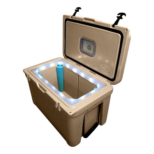 LiT Cooler Ice Legs Lighted Night Sight Torch 52 Quart AG Logo