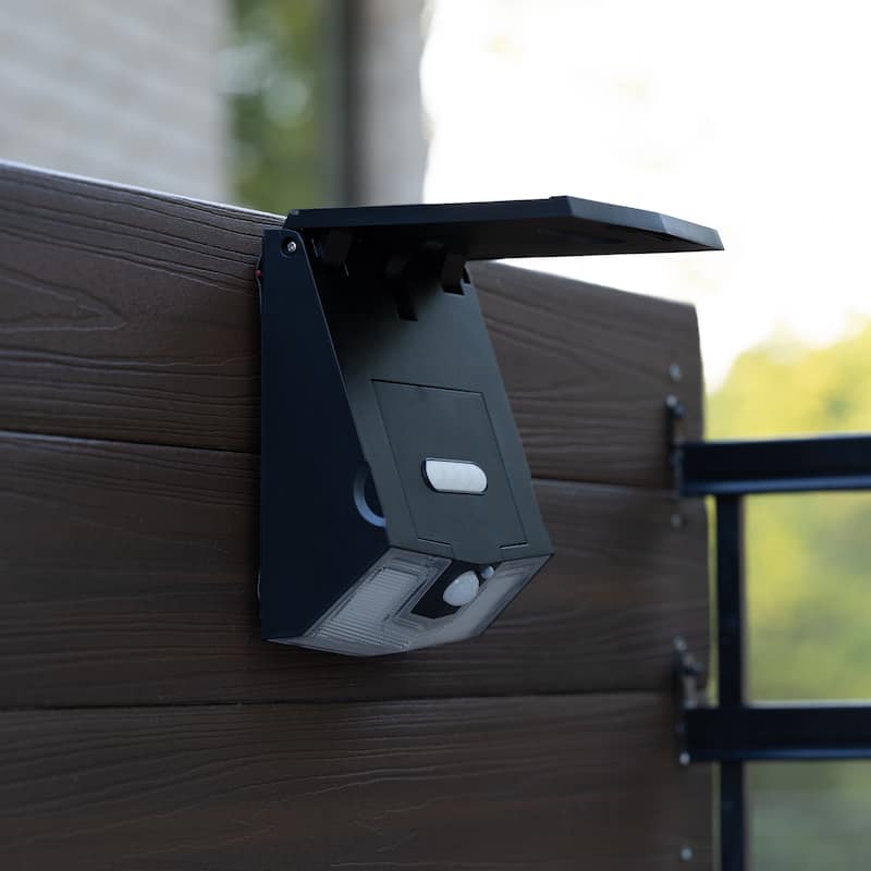 700 Lumens Security Solar Motion Sensor Wall Light Sconce