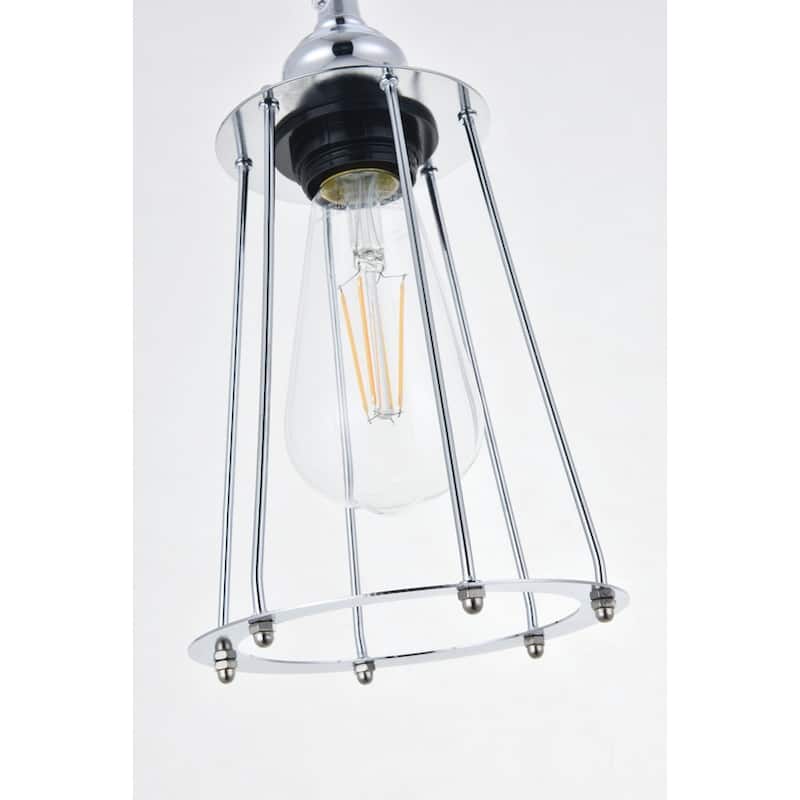 Auspice 3 light chrome Pendant