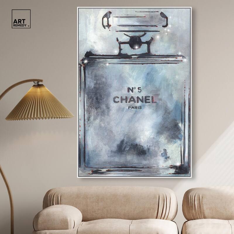 Doll Memories - Grey Perfume Canvas by Art Remedy