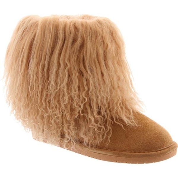 Bearpaw curly lamb boots
