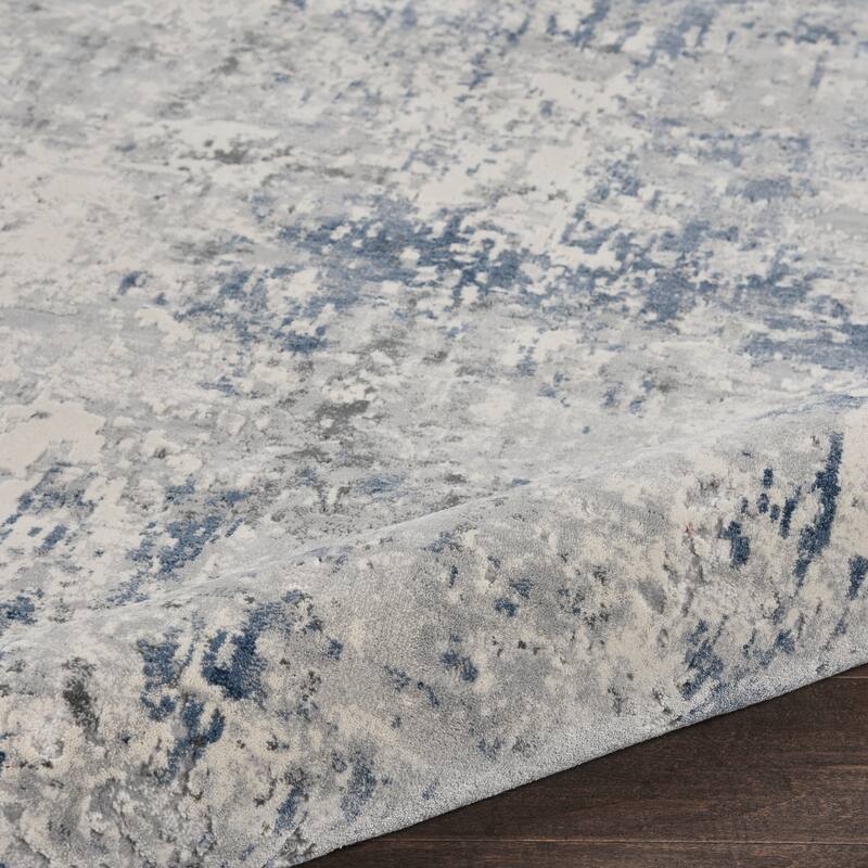 Porch & Den Meadowgrass Distressed Abstract Area Rug